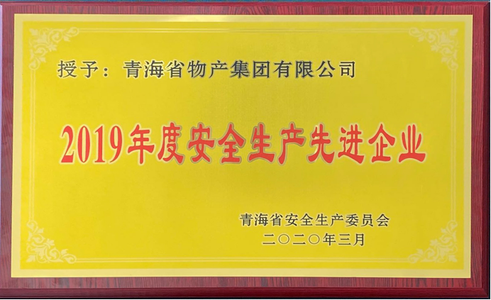 省物產(chǎn)集團(tuán)榮獲“2019年度安全生產(chǎn)先進(jìn)企業(yè)”稱號(hào)